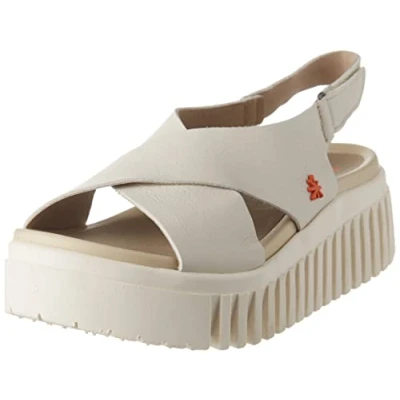 Image of ART Women&#039;s Brighton Heeled Sandal, Cream, 4 UK