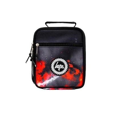 Image of Hype Unisex Black RED Sky Crest Lunchbox