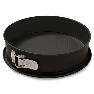 Image of Guardini Open Cake Mould, Metal, Black, 28 cm