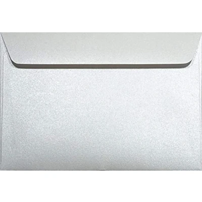 Image of Netuno 500 White Pearlescent envelopes DIN C6 114x162mm 4.49x6.39 inches 120gsm Majestic Marble gummed Straight Flap no Window Pearly metallised for Invitations Wedding Greeting Cards Letter