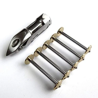 Image of 5 Pcs Bobbins &amp; 1 Vs Shuttle Bobbin Case for Singer 27,28,127,128 Treadle Sewing