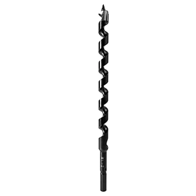 Image of Elite Auger Drill Bit Diameter 20 mm Length 320 with Hexagonal Shank Black
