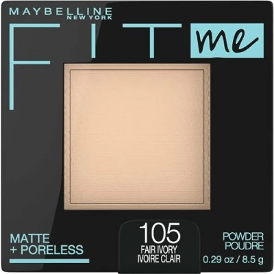 Image of MAYBELLINE Fit Me Matte + Poreless Powder Fair Ivory 105