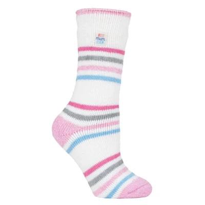 Image of HEAT HOLDERS Ladies Gift Box Warm Fleece Lined Fluffy Thermal Socks for Mum &amp; Grandma (4 8 uk, Best Ever)