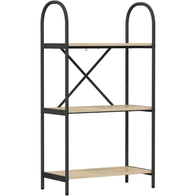 Image of vidaXL Bookshelf Sonoma oak 60 x 30 109 cm Engineered wood