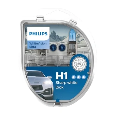 Image of 83931521, 9947602 Light Bulbs PHILIPS 12258WVUSM H1 12V 55W P14.5s Halogen FORD: FOCUS 3 Turnier, 2, 3, AUDI: A6 C6 Saloon, A1 Sportback