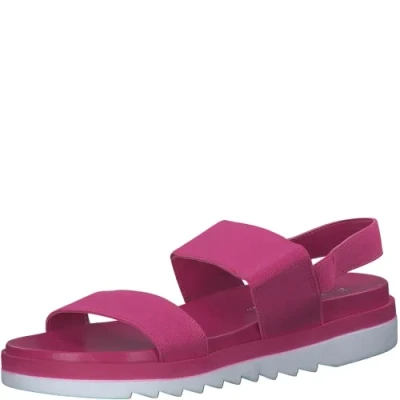 Image of Marco Tozzi Women&#039;s 2 28413 38 Flat Sandal, Fuxia, 10 UK