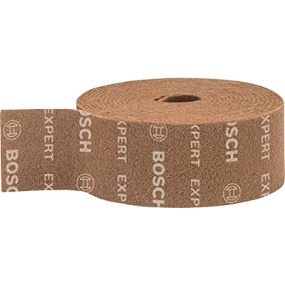 Image of Bosch Professional 1x Expert N880 Fleece Roll (for Steel sheets, Width 115 mm, Length 10 m, Accessories Hand Sanding)