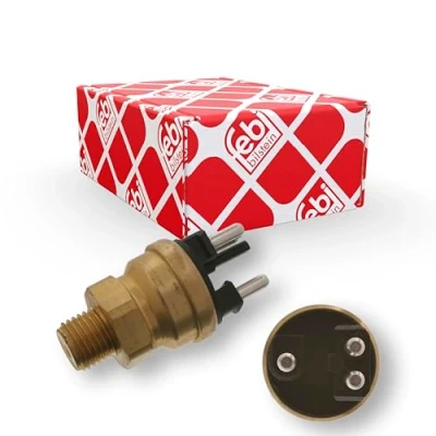 Image of 0065459124, A0065459124 Temperature Switch, radiator fan FEBI BILSTEIN 33714 12V MERCEDES BENZ: 190, W124 Saloon