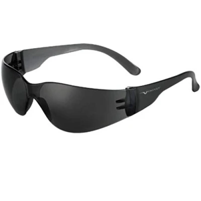 Image of Univet 568 Safety Glasses with Smoke Colour Lens Workwear Specs