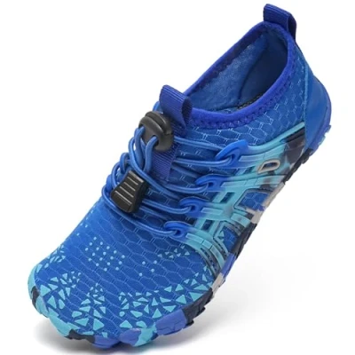 Image of Water Shoes Kids Boys Swim for Beach Pool Sport Aqua Quick Dry Barefoot（MC Blue 29