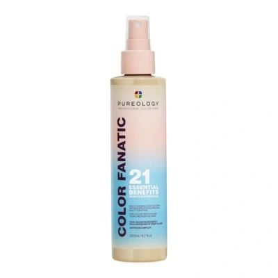 Image of Pureology Color Fanatic, Multi Tasking Spray, 21 Benefits, Primes, Perfects &amp; Protects Colour Treated Hair, Leave In Conditioner , Vegan Formulas, Sulphate Free for a Gentle Cleanse, 200 ml
