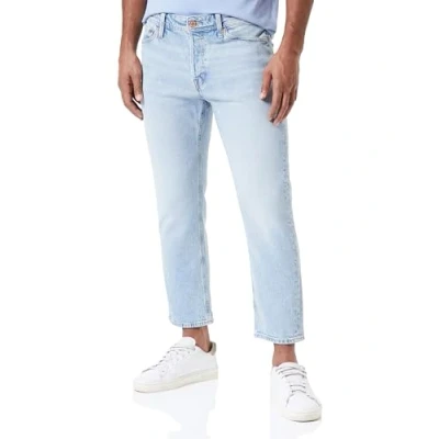 Image of Jack &amp; Jones Men&#039;s Jjierik Jjoriginal SBD 513 Jeans, Blue Denim, 33 W/30 L