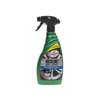 Image of Turtle Wax Redline Wheel Cleaner, 500ml Non Acidic, Safe for All Alloys, Decals and Nuts Thick Gel Max Cling, Instant Contact Cleaning, Only Water Pressure Required