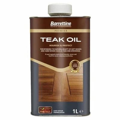 Image of Nourish &amp; protect Barrettine Teak Oil 250ml