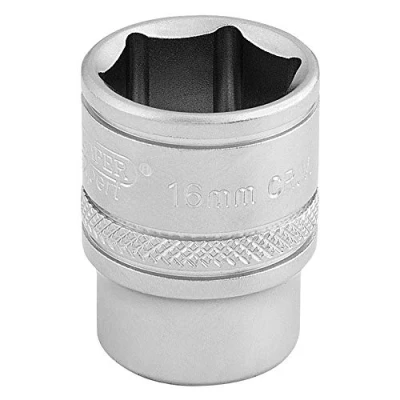 Image of Draper 6 Point Metric Socket, 3/8&quot; Sq. Dr., 16mm