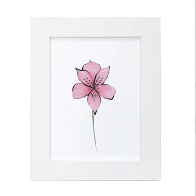 Image of Aryllis 10x8 Photo Frame, White, Freestanding Picture Frame Fitted with Safety Perspex *Choice of Colour &amp; Size*