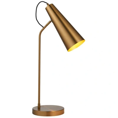 Image of Karna New Task Table Lamp Warm Antique Brass