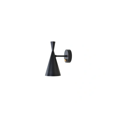 Image of Tom Dixon Beat Wall Lamp Matt Black/Brass