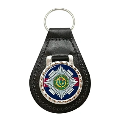 Image of Scots Guards, British Army Leather Key Fob