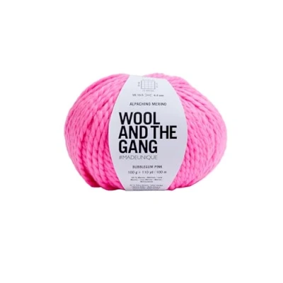Image of Wool &amp; The Gang, Alpachino Merino, Bubblegum Pink (013), 100g
