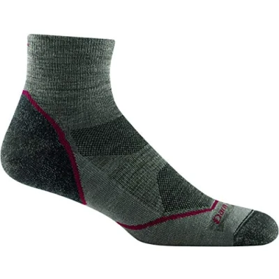 Image of Darn Tough Light Hiker Wandelsokken Grijs Heren Quarter Lightweight