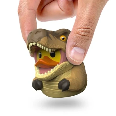 Image of TUBBZ Mini: Jurassic Park T Rex Cosplaying Rubber Duck Vinyl Figure