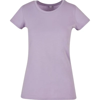 Image of Build Your Brand Women&#039;s Ladies Basic Tee T Shirt, Fliederfarben, Large