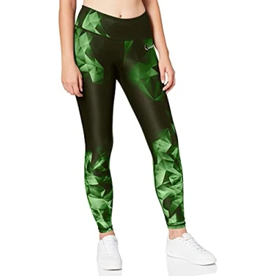 Image of WINSHAPE AEL102 Women&#039;s Functional Power Shape Tights with Non Slip Effect, Sapphire, Slim Style, Fitness, Leisure, Sports, Yoga, Workout