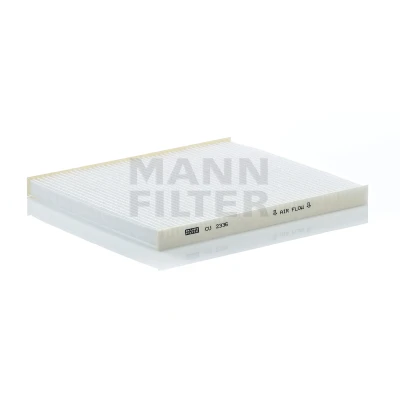 Image of P87901F200, P87901F200A Pollen Filter MANN CU 2336 Particulate 227mm 201mm 17mm HYUNDAI: i40 Estate, Saloon, Tucson