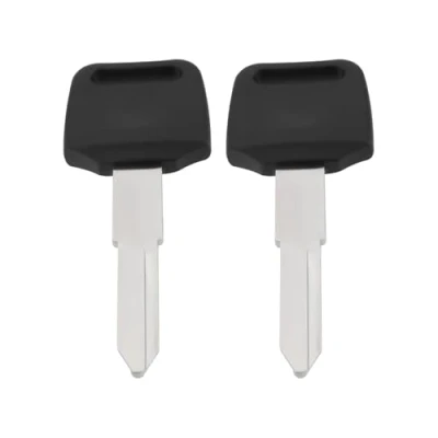 Image of OTOTEC 2Pcs Blank Key Uncut Metal Motorcycle Compatible With Honda CB VFR VTR XL XLR XRV XT GL 500 750 1300 CBR 1000 1100 900