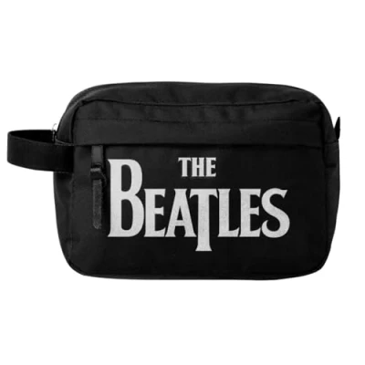 Image of Rocksax The Beatles Wash Bag Logo, Black,