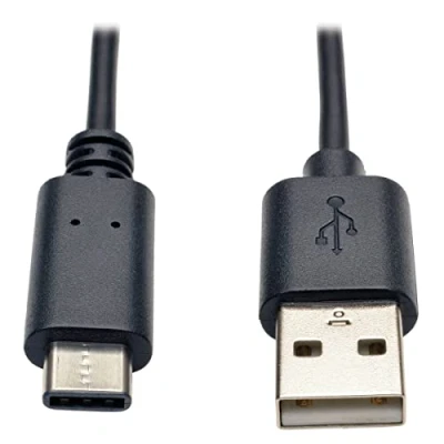 Image of Eaton USB A to C Cable, 2.0 Hi Speed Cord, Up 480 Mbps Data Transfer, Backwards Compatible, Male Male, 6 Feet / 1.8 Meters (U038 006)