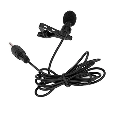 Image of Andoer Super Lapel Tie Clip Metal Mono Microphone 3.5 mm with for Lound President