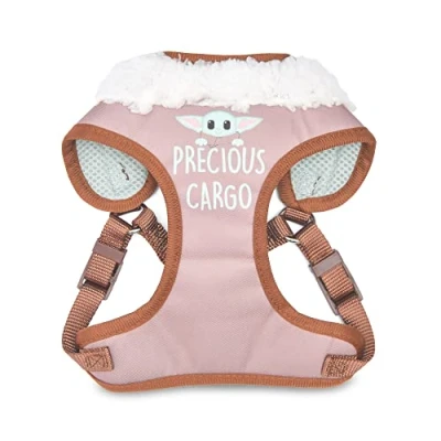 Image of Star Wars for Pets The Mandalorian: Child Dog Harness Medium (M) Small Mandalorian Grogu Dogs Pet Harness,