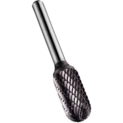 Image of Dormer P805C3.0X3.0 Series P805C Carbide Rotary Burr, Ball Nosed Cylinder, Double Cut, TiAlN, 3.00 mm x