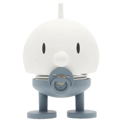 Image of Hoptimist Baby Bumble, Gift, Birth First Child Gift 4.5 x 5.8 7.5 cm, Small, Blue