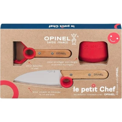 Image of Opinel Le Petit Chef Children&#039;s Kitchen Set 3 piece