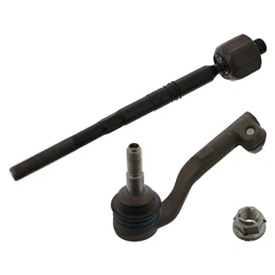 Image of 32106799960 Tie Rod FEBI BILSTEIN 44285 Front Axle Left with lock nuts nut BMW: 3 GT, Saloon, Touring