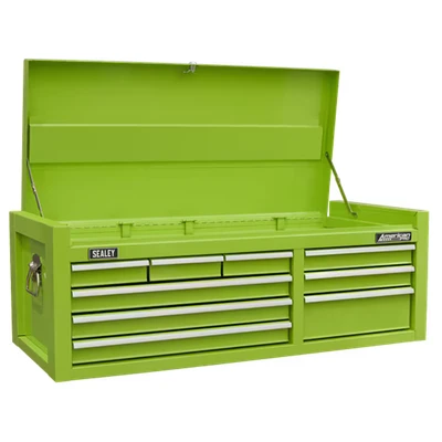 Image of American Pro Topchest 9 Drawer with Ball Bearing Slides Green