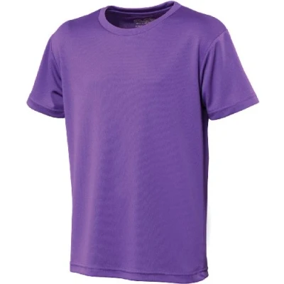 Image of AWD Just Cool Kids Breathable T Shirt Purple 12/13 Years
