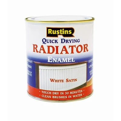 Image of RUSTINS Quick Drying Radiator Enamel Satin 1L