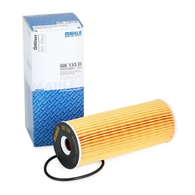 Image of 1041800709, 1041840225, 1041840325, 1041840425, 1041840825 Oil Filter MAHLE ORIGINAL OX 133D Insert MERCEDES BENZ: E Class T modell