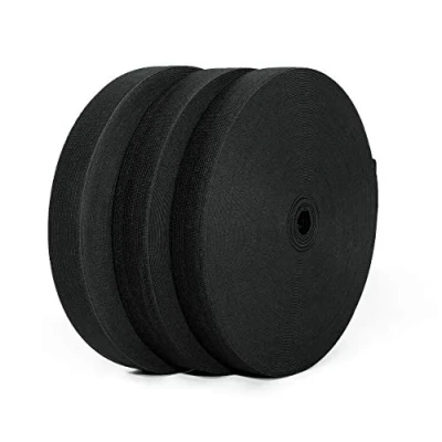 Image of Elastic Band for Sewing 40M x 15mm Roll, Ribbon, Black Colour Clothing, Craft, Sewing, (332, 15mm)