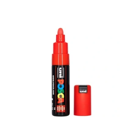 Image of Uni Ball 181321 POSCA marker met brede ronde punt, rood