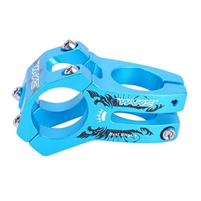 Image of Tbest ycle stem,MTB Stem 31.8mm Handlebar Durable Mountain Road Bike Stems Aluminum Alloy Bar Stem(Blue)
