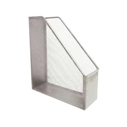 Image of Q Connect Mesh Magazine File Silver Ref KF00845