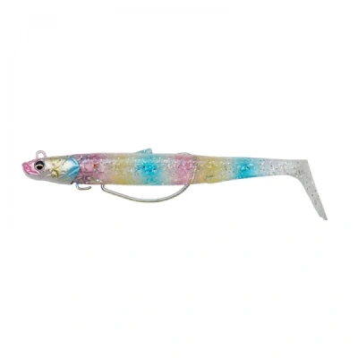 Image of Savage Gear Sandeel V2 Weedless 13cm 33gr Sinking Cotton Candy (2+1pcs) Shad