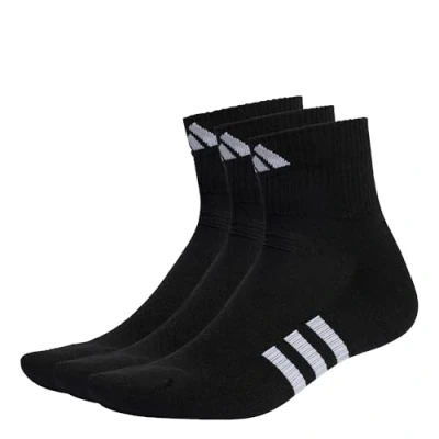 Image of adidas IC9519 PRF CUSH MID 3P Socks Unisex Adult black/black/black Size M