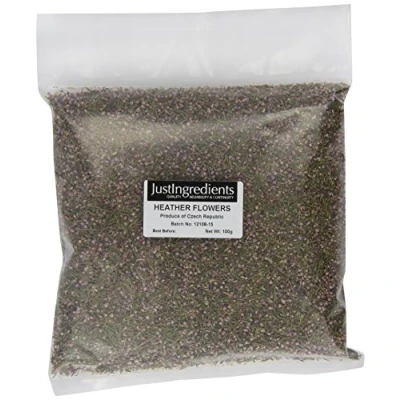 Image of JustIngredients Essentials Heather Flowers 100 g (Pack of 4)